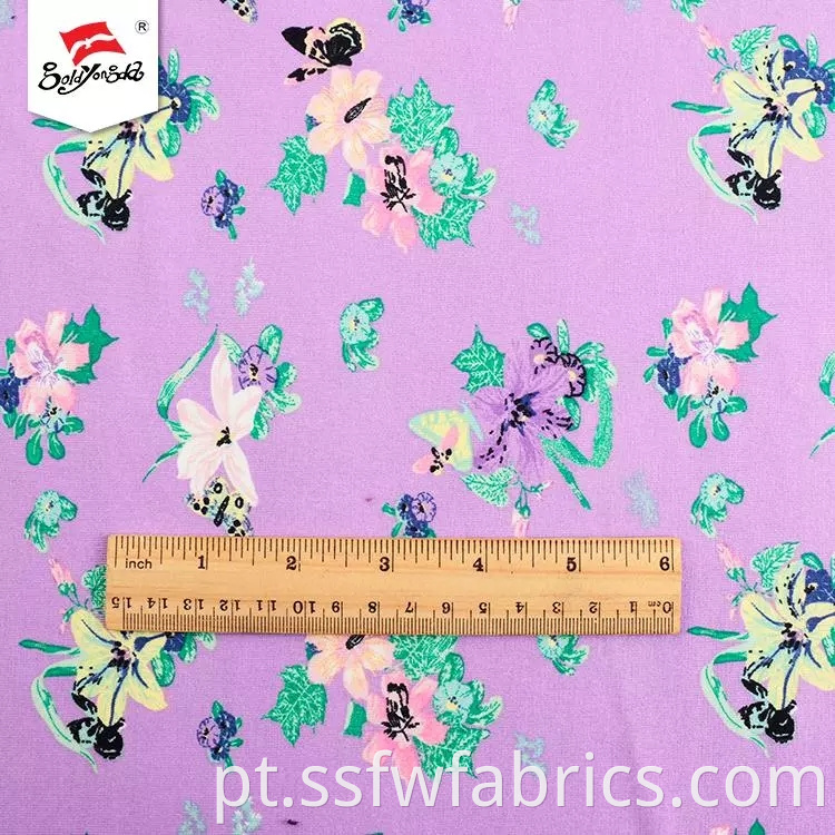 Elegant Printed Polyester Fabric